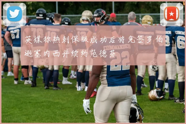 英媒称热刺保级成功后将免签罗伯逊塞内西并续约范德芬